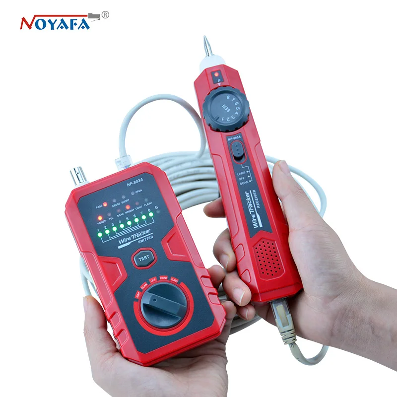 Проводной трекер rj45 Noyafa NF 803A проводной трассировщик Тонер для UTP/STP RJ45 RJ11 BNC