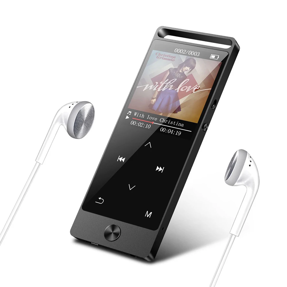 Hots! Портативный мини mp3 плеер 8 ГБ сенсорный экран Hi Fi без потерь музыкальный MP3 с FM
