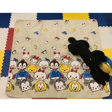Дисней мультфильм тасм Микки Минни Маус Дети фланфланелевый детский полползающий Ковер супер мягкая теплая зимняя подушка для сиденья гостиной 185 см x 185 см