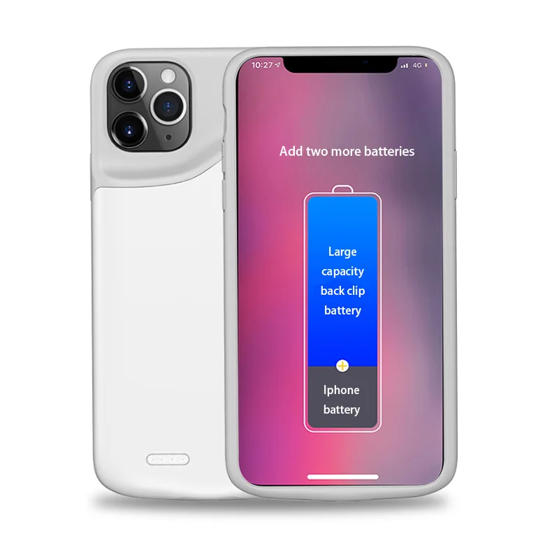 Портативный чехол для зарядного устройства для iPhone 11, для iPhone 11 Pro, для iPhone 11 Pro Max, 6000 мА/ч, Ультратонкий чехол для аккумулятора с аудио