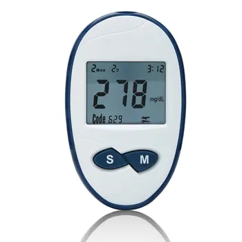 

Electronic Blood Glucose Meter Blood Glucose Test Paper Measure Blood Sugar Blood Glucose Meter 25 Test Strips + 25 Lancets /