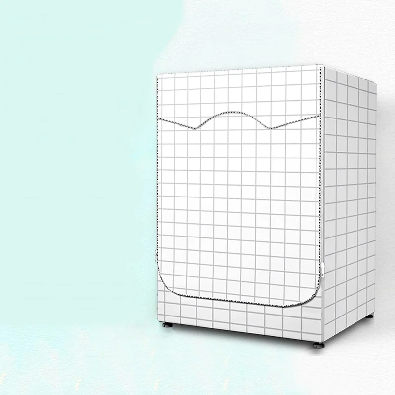 Washing machine cover Silver coated printed waterproof sunscreen for automatic Haier little swan Panasonic beauty