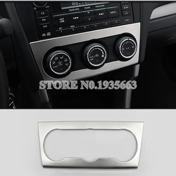 

For Subaru Forester Interior Console Air Condition Button Trim Cover 2013-2014 1pcs