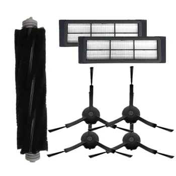 

7 PCS Main Brush HEPA Filter Side Brushes Cleaning Tool Replacements for Xiaomi Xiaowa Roborock Vacuum Cleaner