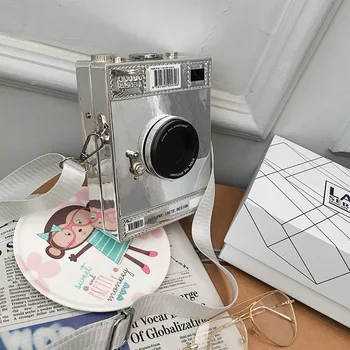 

Textured Women's Bag New Trend Fashion Shoulder Bag Messenger Bag Wild Small Square Bag Camera Bag