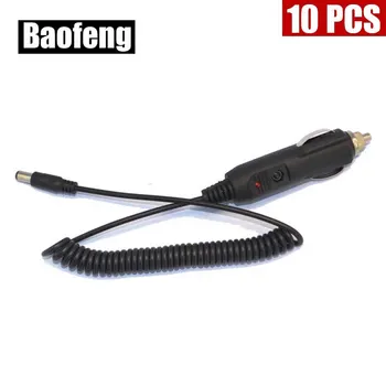 

10PCS 12V DC Travel Car Charger Cable for BaoFeng UV-5R TYT TH-F8 Radio