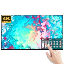 Tipo interativo do monitor portátil do ips do tela táctil do diodo emissor de luz de 2020-c 4k 15.6 Polegada para o computador portátil ps5 do smartphone