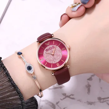 

Luxury Women Watches 2020 Diamond Rose Gold Ladies Wrist Watches Women Bracelet Watch Female Clock Relogio Feminino