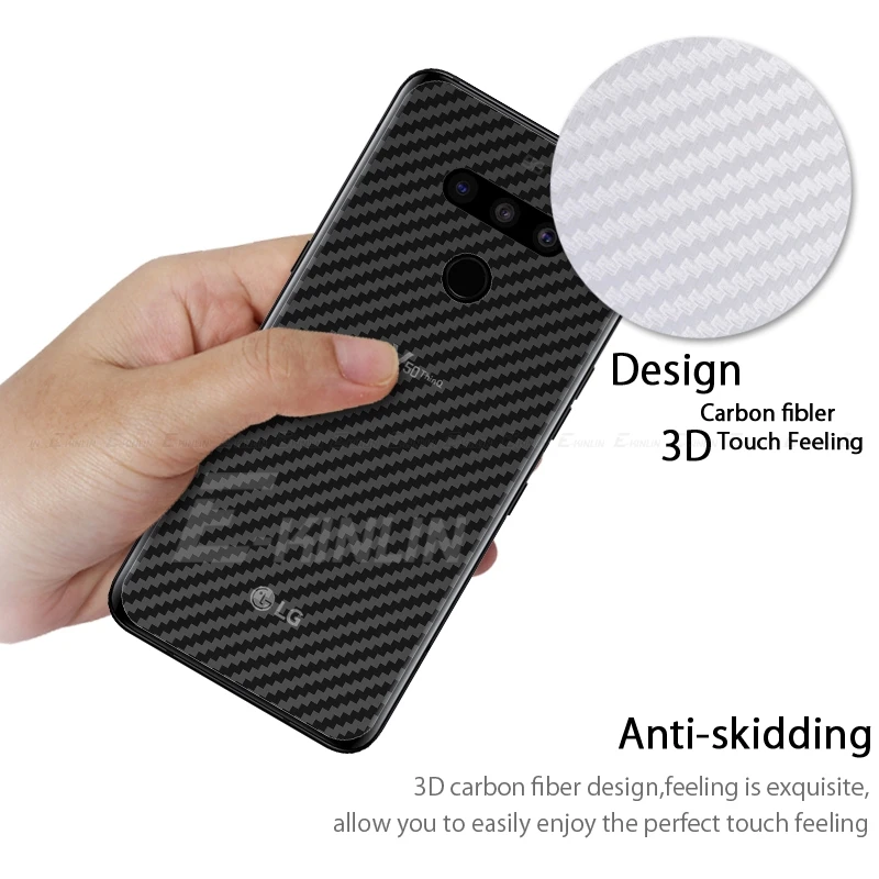 Прозрачная мягкая защитная пленка из углеродного волокна для LG G7 G8X ThinQ G6 V50S V50 5G V40 V30 V30S Plus защита заднего экрана без стекла