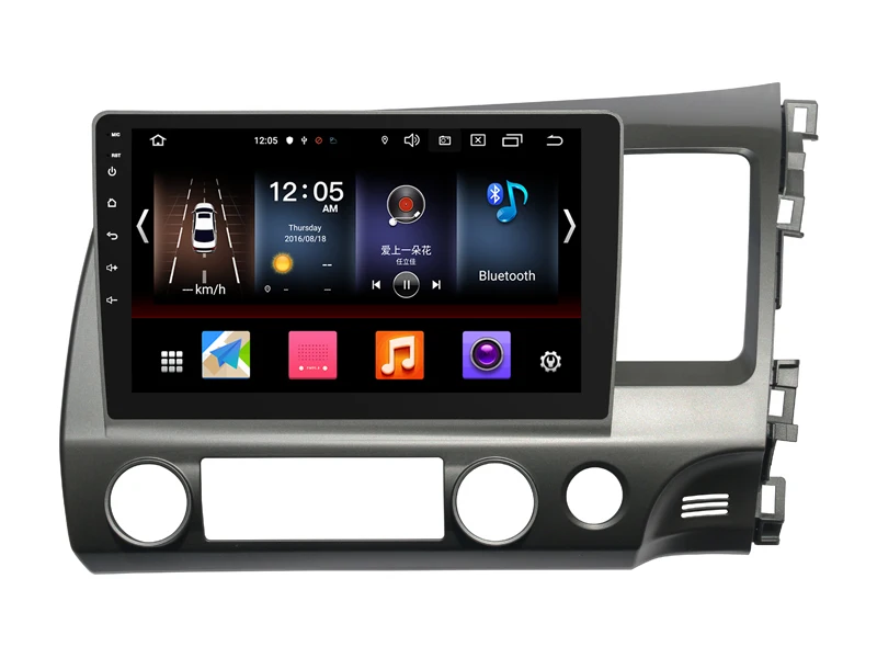 Новое поступление 10," Android 10,0 Автомобильный gps для Honda CIVIC 2011 Автомобильный Радио автомобильный мультимедийный 1080P магнитофон bluetooth навигация