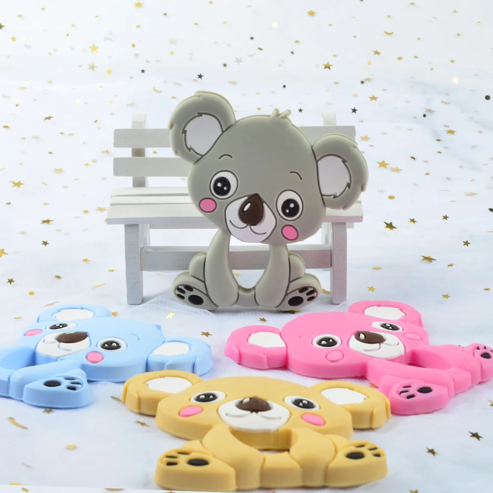 Силиконовый Прорезыватель для зубов LOFCA Koala детская игрушка прорезывания без BPA