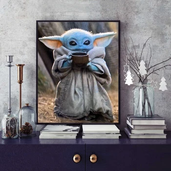 

paint by mumber Digital oil painting star wars living room bedroom study coloring hand-painted