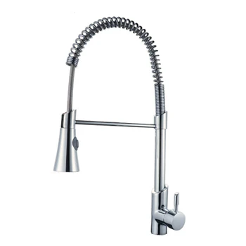 

Copper Kitchen Lengthen Pipe Faucet Vessel Sink Mixer Tap Spring Dual Swivel Spouts Sink Mixer Bathroom Faucets Hot Cold Faucet