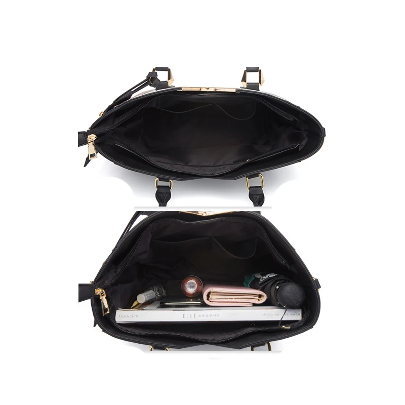 FOSIZZO Women's Bags Hit Large Luxury Women Brand Handbag Female PU Leather Big Bag Handbags With Purse Shoulder Bag #5385