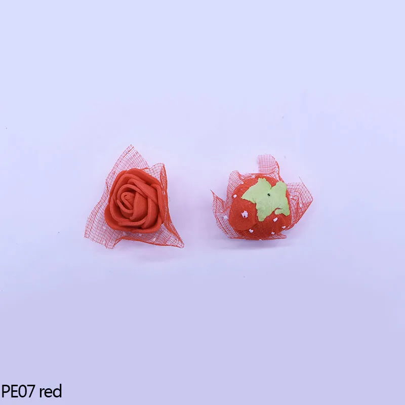 PE07 50/100/200 шт. 2 см мини пены Роза Искусственный цветок розы с пряжей Свадебная вечеринка «сделай сам», подарок на день Святого Валентина украшения свадебные принадлежности - Цвет: PE07