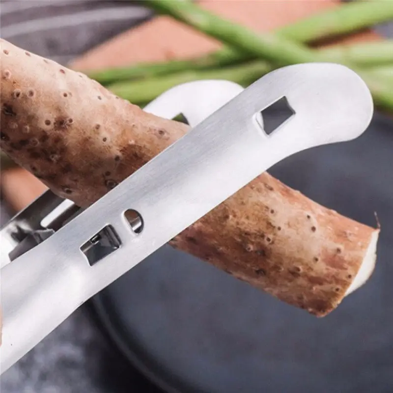New Creative Stainless Steel Fruit Vegetable Peeler Asparagus Yam Peeler Kitchen Helper Cooking Tools Accessories