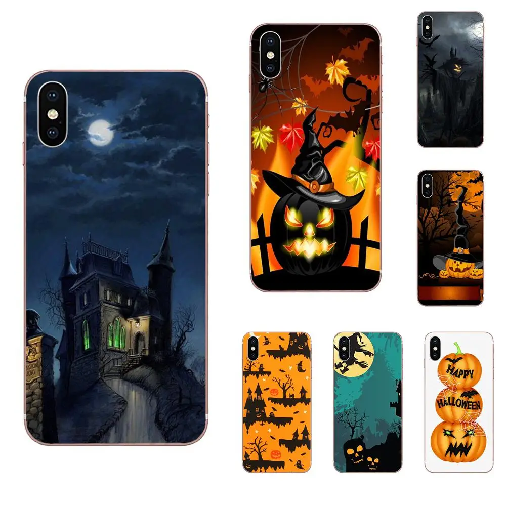 Горячая Happy Halloween Ткань тыквы для Galaxy Alpha Note 10 Pro A10 A20 A20E A30 A40 A50 A60 A70 A80 A90 M10 M20 M30 M40 |