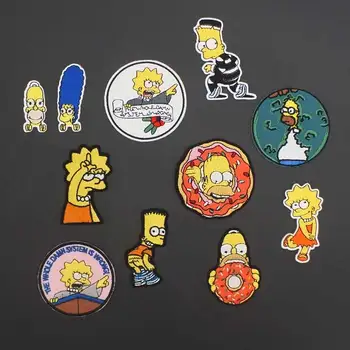 

Cute Embroidery Cartoon Funny Family Iron On Embroidered Clothes Patches For DIY Clothing Badge Decoration