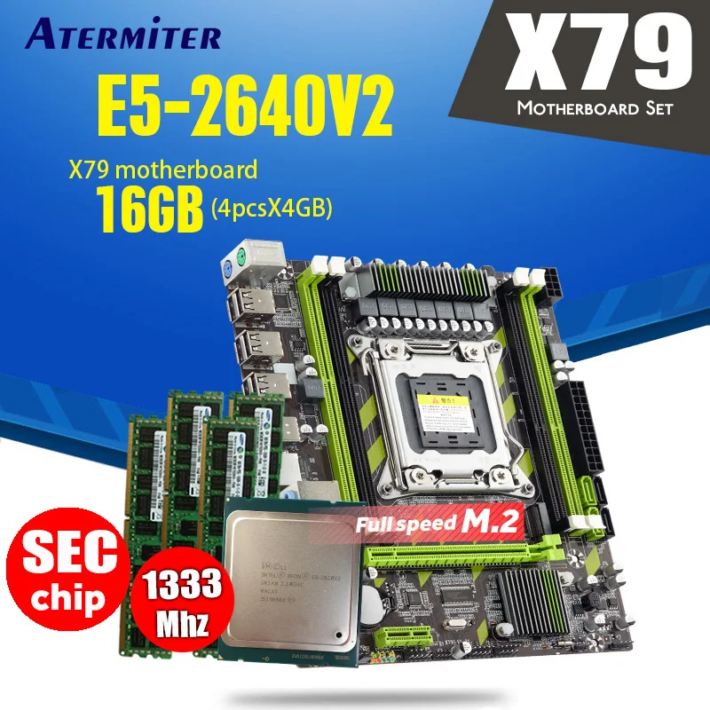 Xeon E5 2640 V2 SR19Z CPU E5 2640 V2 X79 G X79 motherboard LGA2011 ...