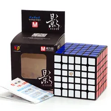Qiyi X-MAN Shadow M 6x6x6Layer Магнитный скоростной куб магический куб XMD Shadow Mofangge волшебный куб пазл игрушки для детей