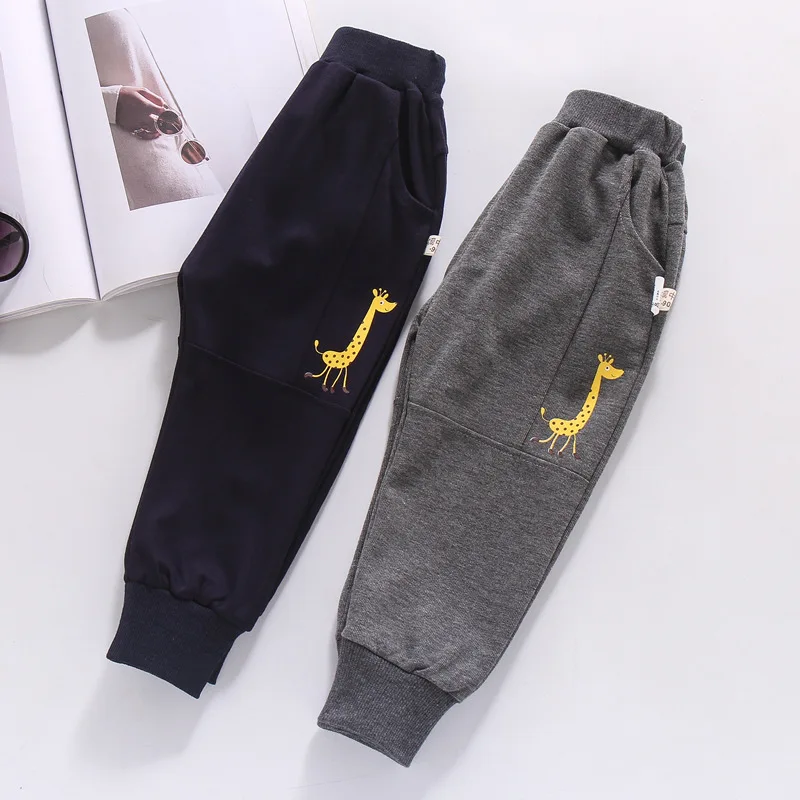 

2019 Autumn New Style Crawler Children BOY'S Comfortable Casual Pants Versatile Soft Male Treasure Trousers