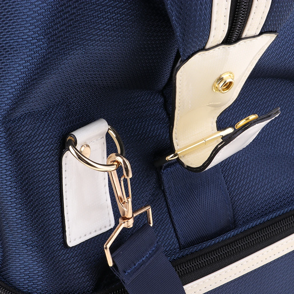 Waterproof Golf Bags Golf Club Boston Bag Deluxe Golf Clothing & Shoes Storage Case with Separate Shoes Area 