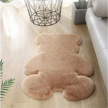 

Bedroom Decor Extra Thick Hight Bear Shape Carpet Compression Resistance