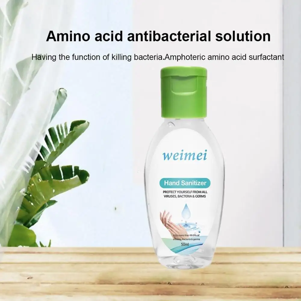 

In Stock Antibacterial Hand Sanitizer No-wash Gel Hand Sanitizer Gel Portable Quick-drying Press Soothing Gel 50 ML