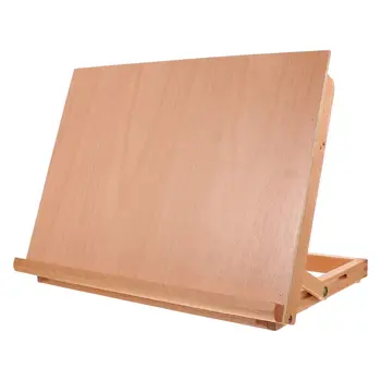 

Folding Desktop Easel 4K Artist Drawing Board Adjustable Sketching Board Wooden Desktop Easel