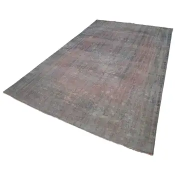 

209x344 Cm Blue Handmade Overdyed Rug-7x11 Ft