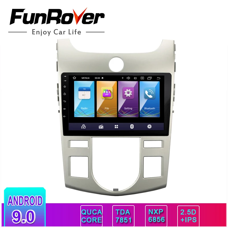 Discount Funrover IPS 2.5D android 9.0 car dvd multimedia Player For Kia Forte Cerato Koup 2008-2012 video autoradio stereo gps headunit 0 Discount Funrover IPS 2.5D android 9.0 car dvd multimedia Player For Kia Forte Cerato Koup 2008-2012 video autoradio stereo gps headunit 0