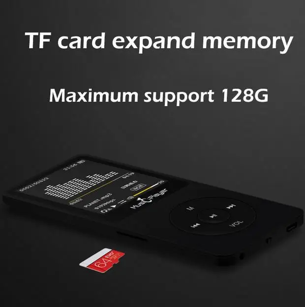 Cena Ekran dotykowy i wbudowany przenośny walkman 4G 8G HiFi z radiem FM nagrywanie nowej wersji odtwarzacz MP3 z głośnikiem bluetooth