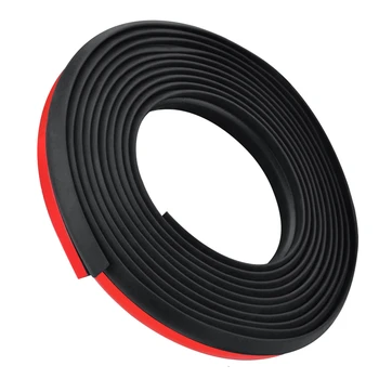 

SPEEDWOW 4M Car Bumper Strip Z Type Adhesive Rubber Black Hollow Door Window Edge Moulding Trim Decorate Weatherstrip