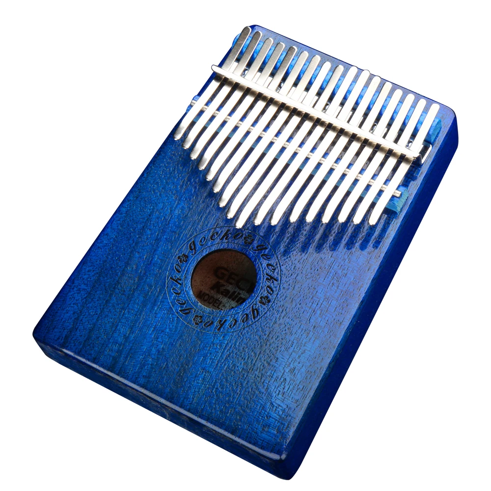 Пианино GECKO Kalimba 17 клавиш Тон C красное дерево большой палец музыкальный