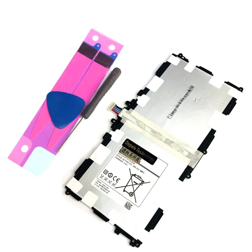 Цена T8220E Планшеты Замена Батарея для samsung Galaxy Note 10,1 2014 издание SM P601 P600 T520 P601 P605 P607 8220 мА ч