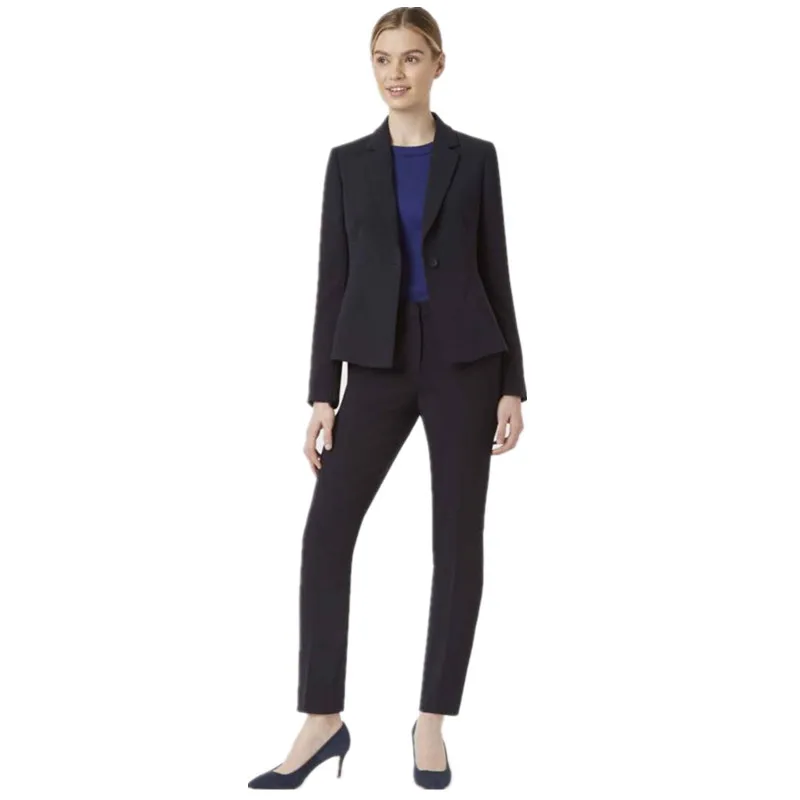 35.1 2、单扣、89.99、Women's suits professional female business wear women's suit 2-pcs blazer pants women's pants suits custom made костюм женский