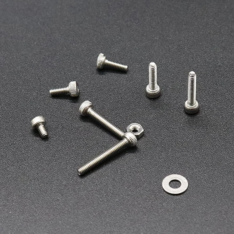M2/M2.5/M3 304 Stainless Steel Hexagon Socket Head Cap Screws Bicycle Hex Bolts and Washers Assortment Kit 320Pcs/set