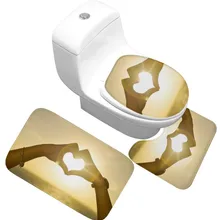 CAMMITEVER Набор ковриков для ванной коврик для туалета Противоскользящий набор ковров для душа домашняя крышка для унитаза коврик для комнаты пол