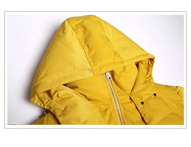 XITAO Letter Printing Short Parka Thicken Hooded Winter Coat Women Plus Plus Size Loose Streetwear Women Clothes DMY1777