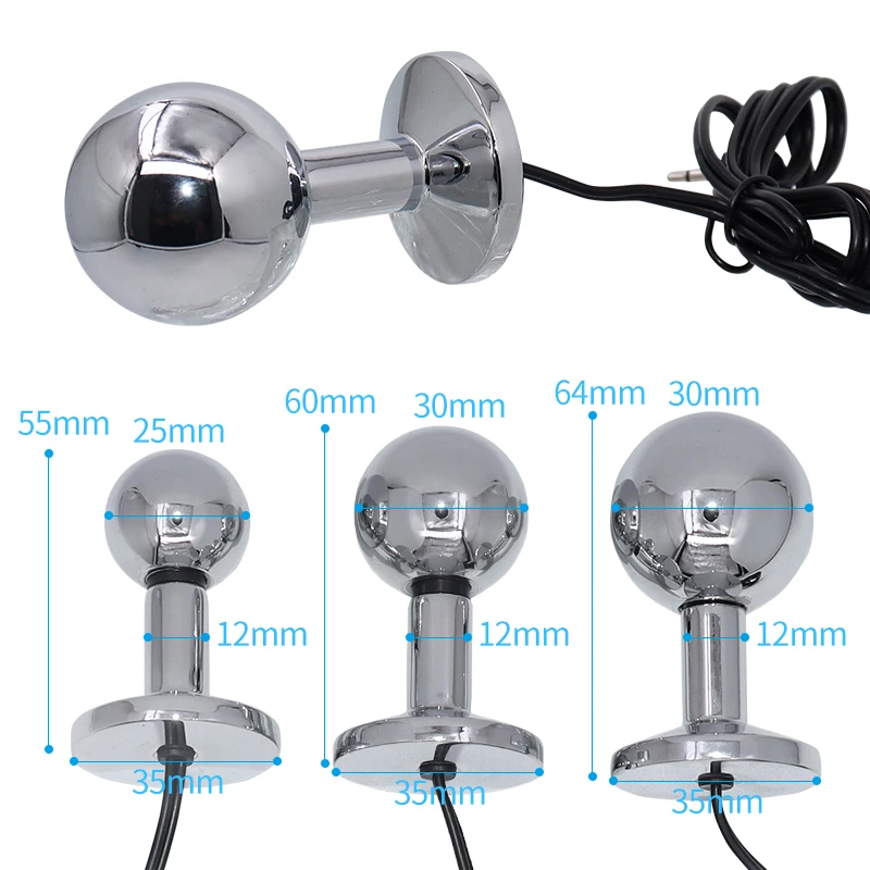 Electro Stimulation Anal Sex Toys Electric Shock Bdsm E-Stim Anal/Butt​ Plug/Sex Kit/Buttplug Prostate Massager electro sex toys electric sex toys