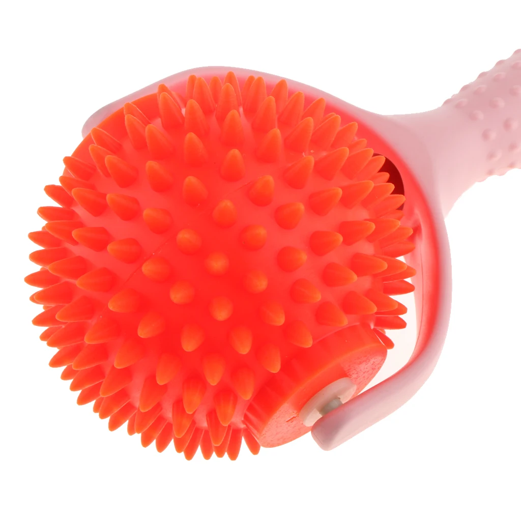 2pcs Handheld Acupuncture Body Relaxation Spiky Massage Rolling Ball Massager Muscle Relax for Body Face Leg Hand Massage Tool