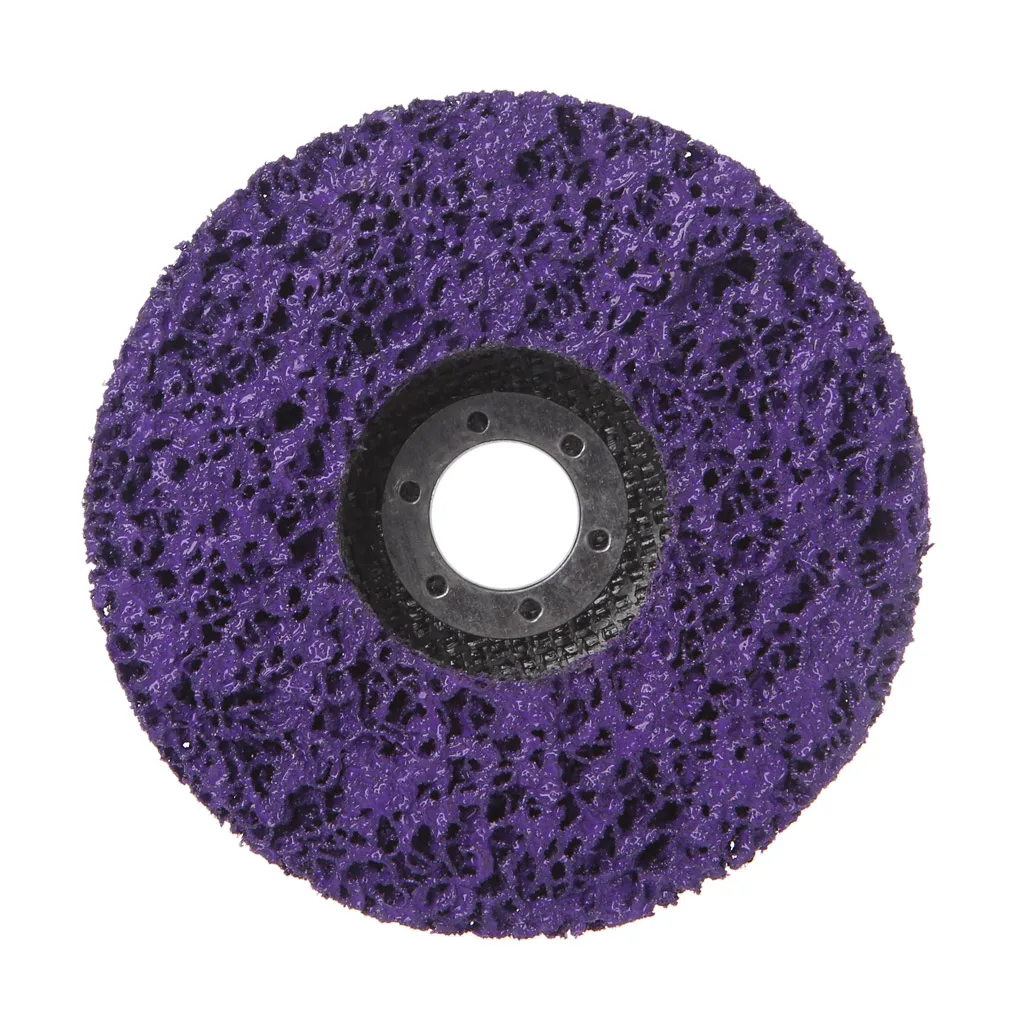125mm Poly Strip Disc Abrasive Wheel Paint Rust Removal Clean For Angle Grinder