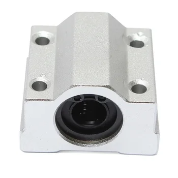 

SCS10UU 10mm Linear Motion Ball Bearing Slide Bushing Block Silver