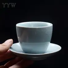1 шт. китайский керамический чайный стаканчик ледяная треснутая чашка для глазури чайный набор кунг-фу маленький фарфоровый чайный чаша чайная посуда аксессуары