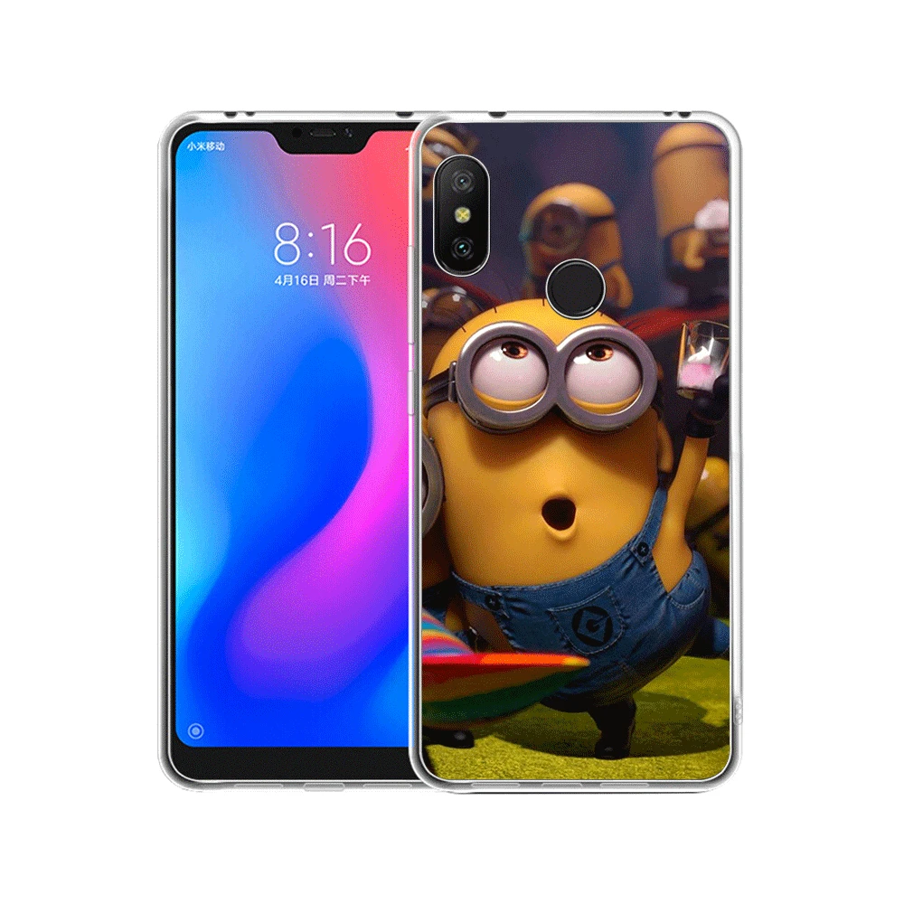 Мобильный чехол для телефона для Xiaomi Redmi Note 4 4X3, 5, 6, 7 Pro 5A в твердом переплете Желтый Миньон оболочки - Цвет: H11