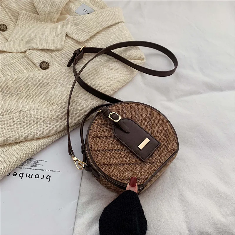 

Autumn & Winter New Arrival Bag Women's 2020 New Style Fashion Korean-style Versatile Shoulder Bag INS Fashion Hand Small round