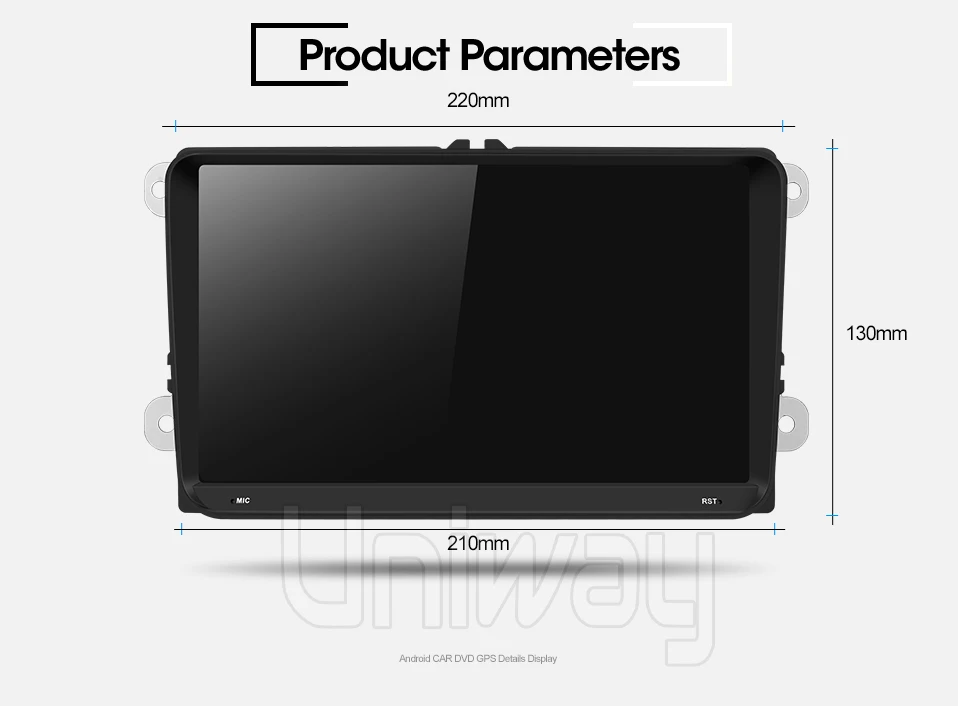 Clearance Uniway PX30 android 9.0 car dvd gps for vw passat b7 b6 golf 5 polo tiguan octavia rapid fabia with gps navigation radio player 14 Clearance Uniway PX30 android 9.0 car dvd gps for vw passat b7 b6 golf 5 polo tiguan octavia rapid fabia with gps navigation radio player 14