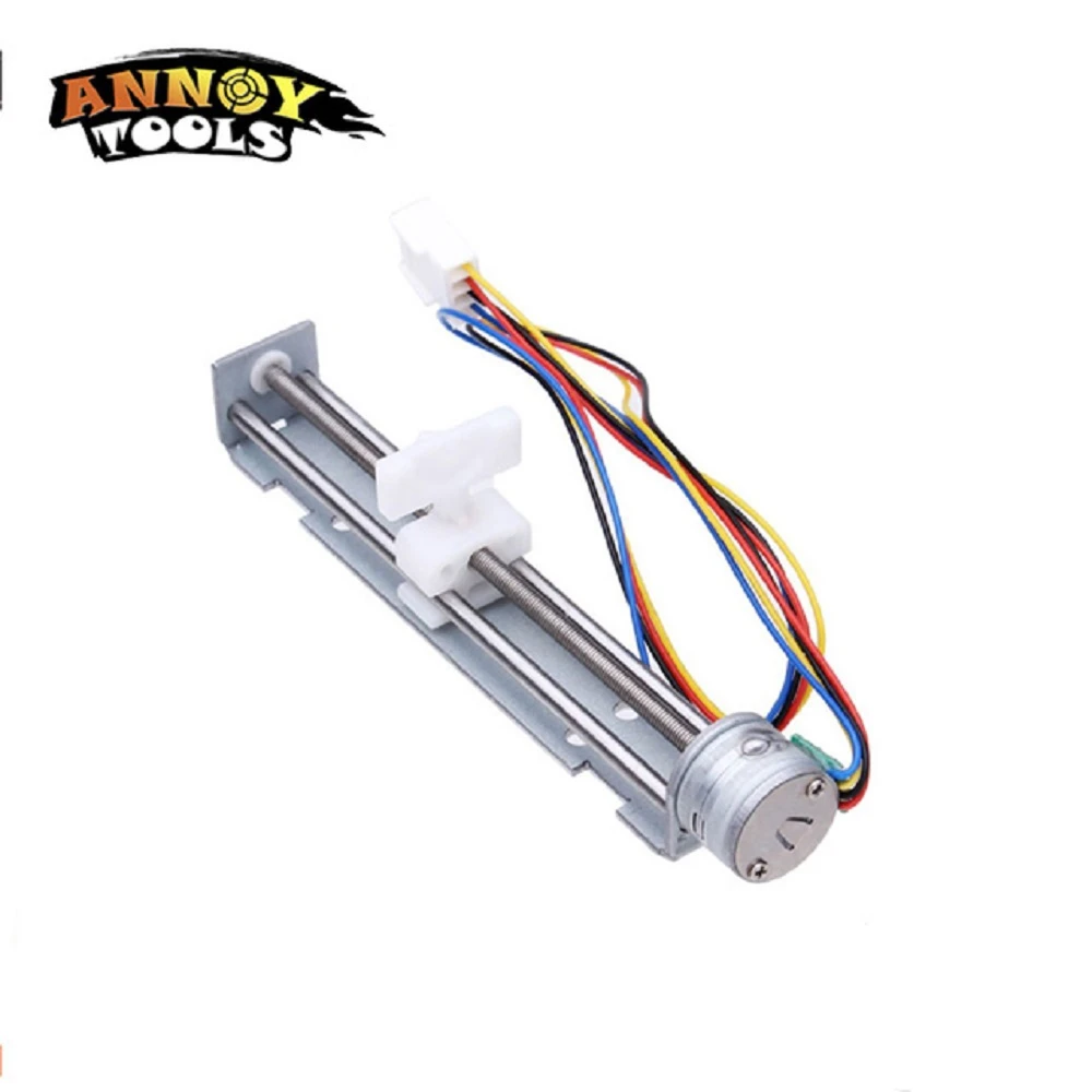 28209;Phase 48209;Wire Stepper Motor Screw Slide Table M3 Nut 48209;9V Drive Voltage 18° Step Angle for DIY Small Slider/Project/Measurement Equipment/Laser Printer Stepper Motor Screw 28209;Phase 48209;Wire Stepper Motor Screw Slide Table M3 Nut 48209;9V Drive Voltage 18° Step Angle for DIY Small Slider/Project/Measurement Equipment/Laser Printer Stepper Motor Screw