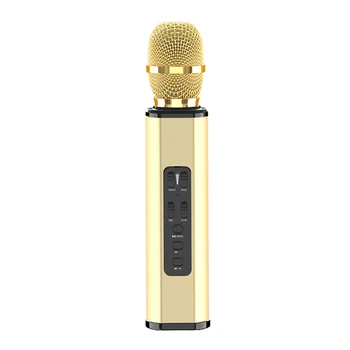

Wireless Microphone K6 BT4.1 Speaker Karaokes Player Recording Singing Microphone Treasure Sound Singing Gift Birthday Party Mic