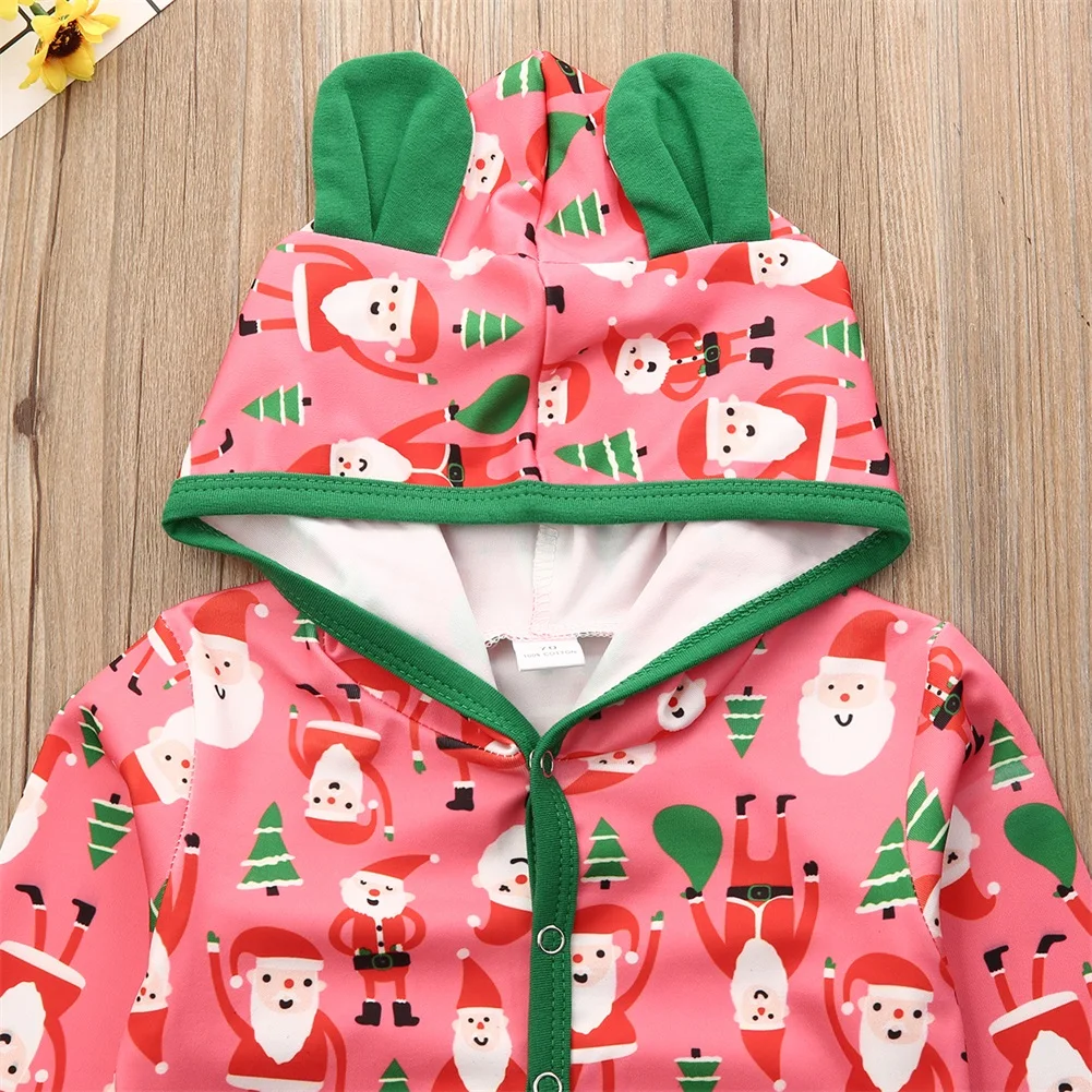 Г. Осенне-зимняя одежда для новорожденных Рождественская одежда унисекс комбинезоны для мальчиков, Детский костюм для девочек, комбинезон для малышей от 0 до 18 месяцев